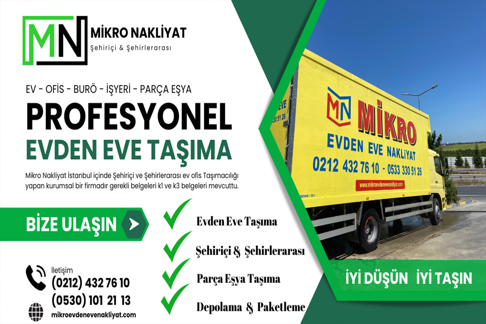 yenibosna evden eve taşımacılık